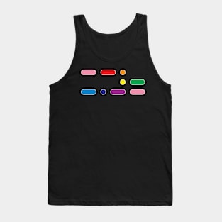 rainbow morse Tank Top